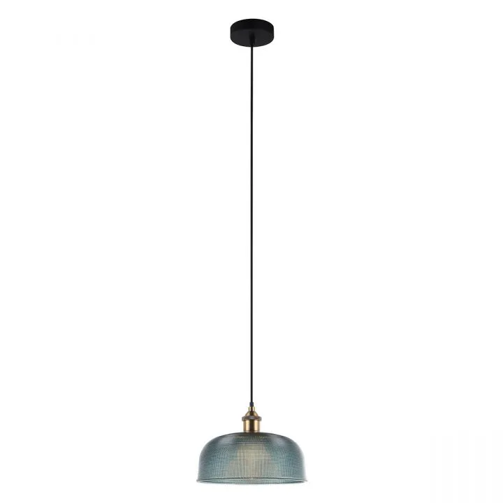 Davide, loftowa lampa wisząca, niebieska, E27, MDM-2916/1 BL